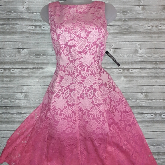 🔥3/$70 🎉2xHP🎉 *NWT* NY & Co. Pink Ombré Dress - Picture 1 of 5